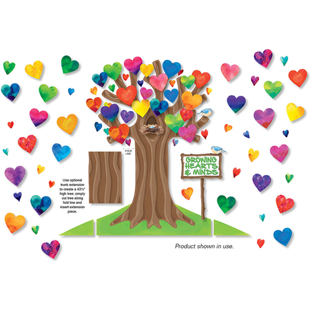 NORTH STAR TEACHER RESOURCES Growing Hearts And Minds Bulletin Board Set 3086